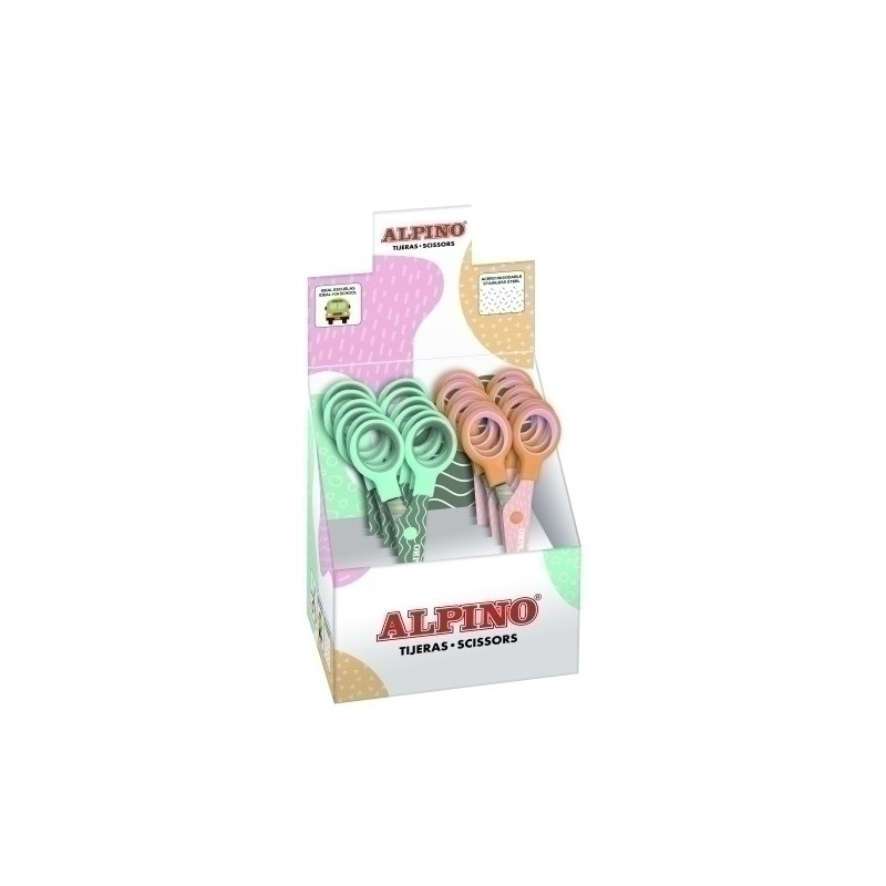 PT0051-TIJERA ESCOL. ALPINO PASTEL EXPO/12 precio por 1 unidades