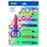 14930908-TIJERA INFANTIL MILAN ZIG-ZAG 8 HOJAS precio por 1 unidades