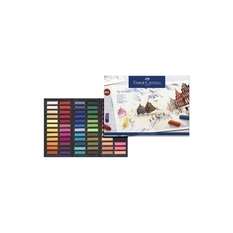 128272-TIZA GOLDFABER PASTEL BLANDO MINI CAJA72 precio por 3 unidades