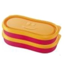 870901-TUPPER MAPED SNACK BOX CONCEPT KIDS ROSA precio por 6 unidades