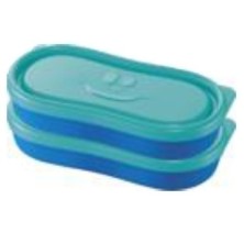 870903-TUPPER MAPED SNACK BOX CONCEPT KIDS AZUL precio por 6 unidades