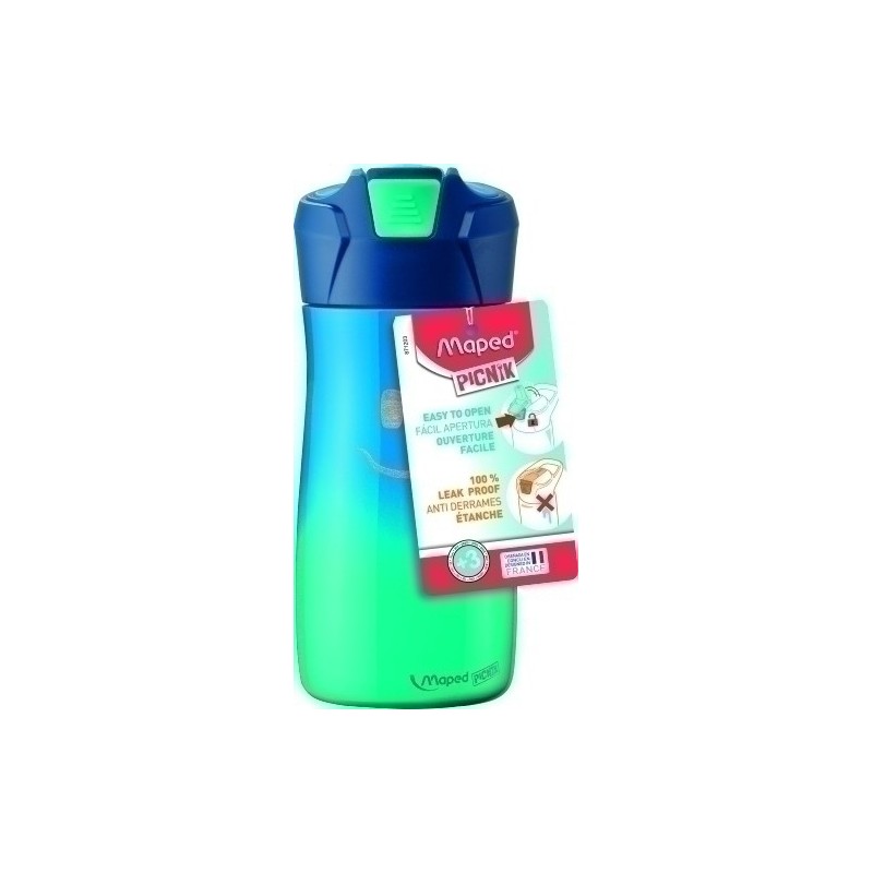 871203-BOTELLA MAPED CONCEPT KIDS 430ML. AZUL precio por 6 unidades