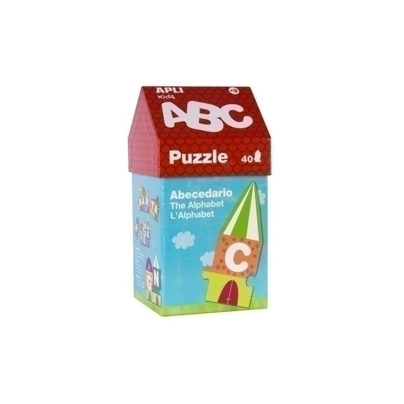 14805-PUZZLE EDUCATIVO APLI KIDS CASITA ABC precio por 1 unidades