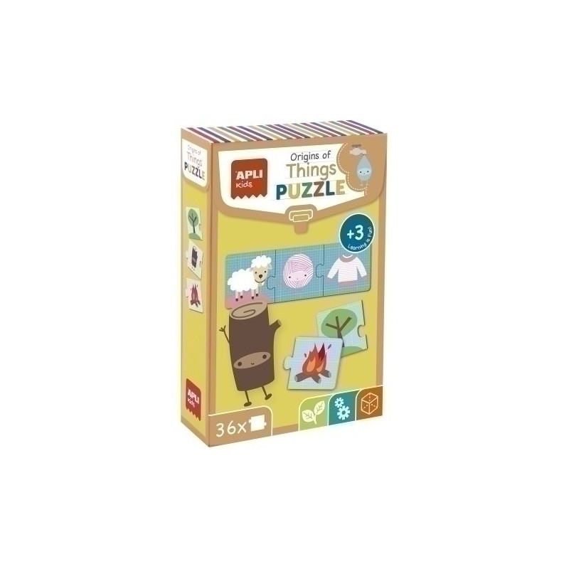 14406-PUZZLE EDUCATIVO APLI KIDS OR. COSAS precio por 1 unidades
