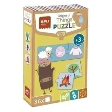 14406-PUZZLE EDUCATIVO APLI KIDS OR. COSAS precio por 1 unidades