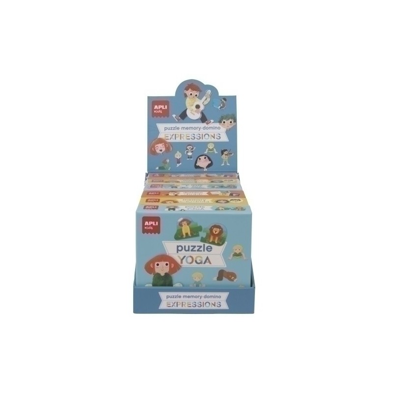 18202-PUZZLE EDUCATIVO APLI EXPRESSIONS C/6 precio por 1 unidades