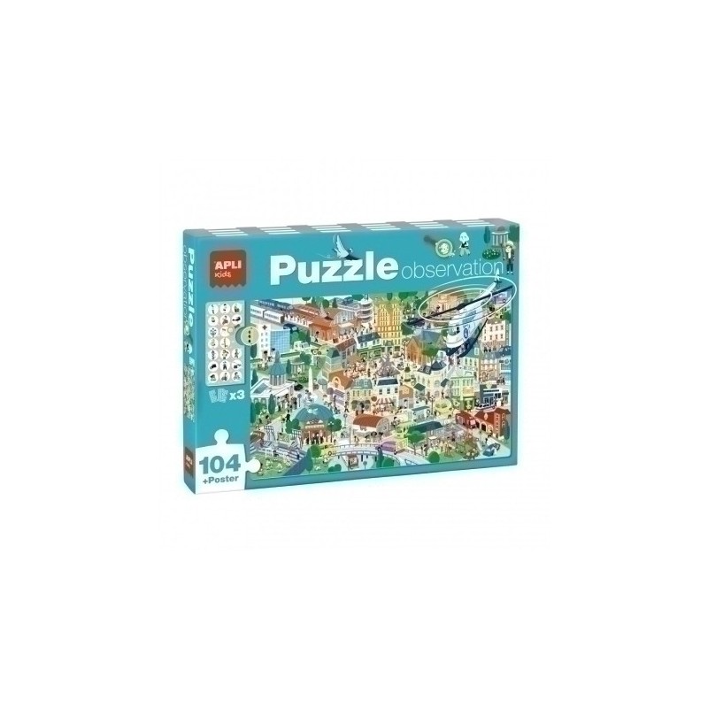 18820-PUZZLE EDUCATIVO APLI OBSERVACION CIUDAD precio por 1 unidades