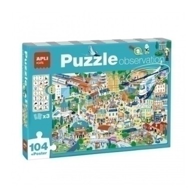 18820-PUZZLE EDUCATIVO APLI OBSERVACION CIUDAD precio por 1 unidades