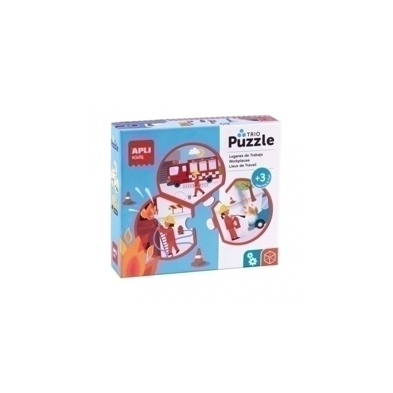 18822-PUZZLE EDUCATIVO APLI PROFESIONES precio por 1 unidades