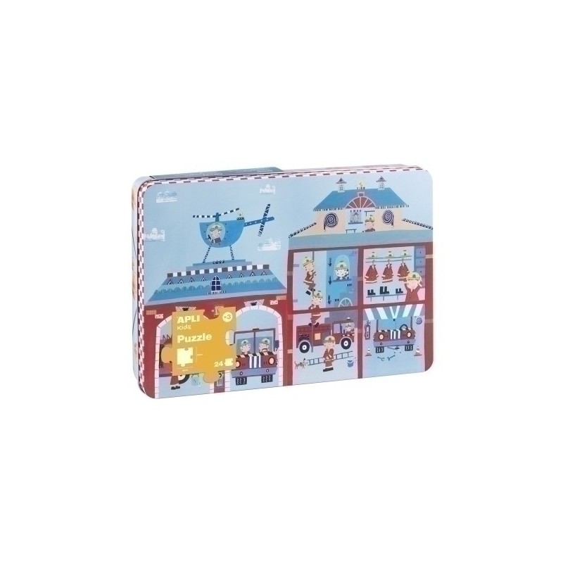 19014-PUZZLE EDUCATIVO APLI ESTACION BOMBEROS precio por 1 unidades