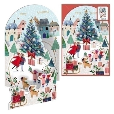 70233-CHRISTMAS DOHE 115x170 PATINANDO precio por 6 unidades