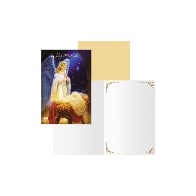 70186-CHRISTMAS DOHE 115x170 ANGEL precio por 6 unidades