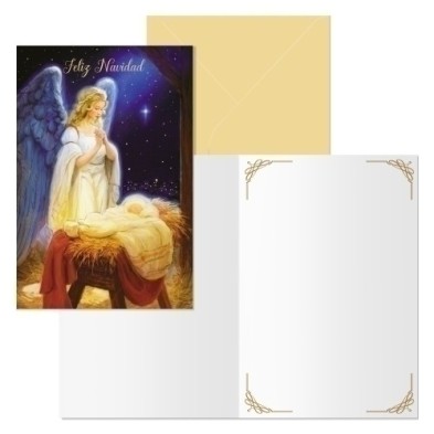 70186-CHRISTMAS DOHE 115x170 ANGEL precio por 6 unidades