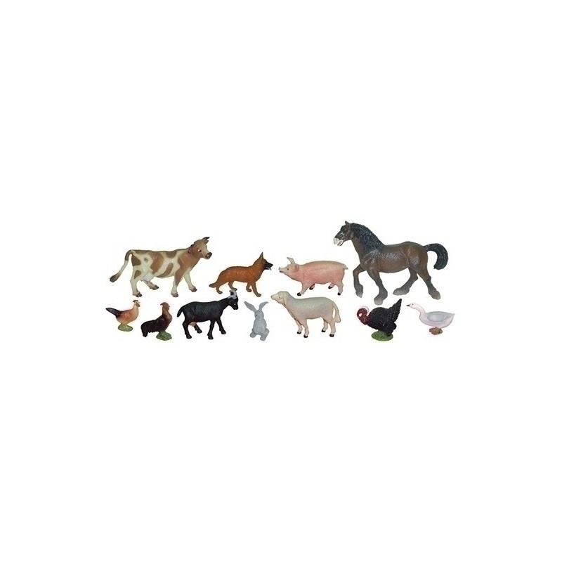 27420-BOTE 11 FIG. ANIMALES DE GRANJA precio por 1 unidades