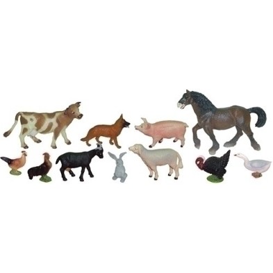 27420-BOTE 11 FIG. ANIMALES DE GRANJA precio por 1 unidades