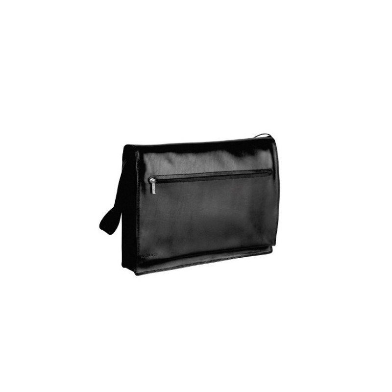 025504-BANDOLERA NADAL TOP LINE piel 3 DP.NEGRO precio por 1 unidades