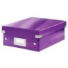 60570062-CAJA ALMACENAMIENTO LEITZ PQ. VIOLETA precio por 1 unidades