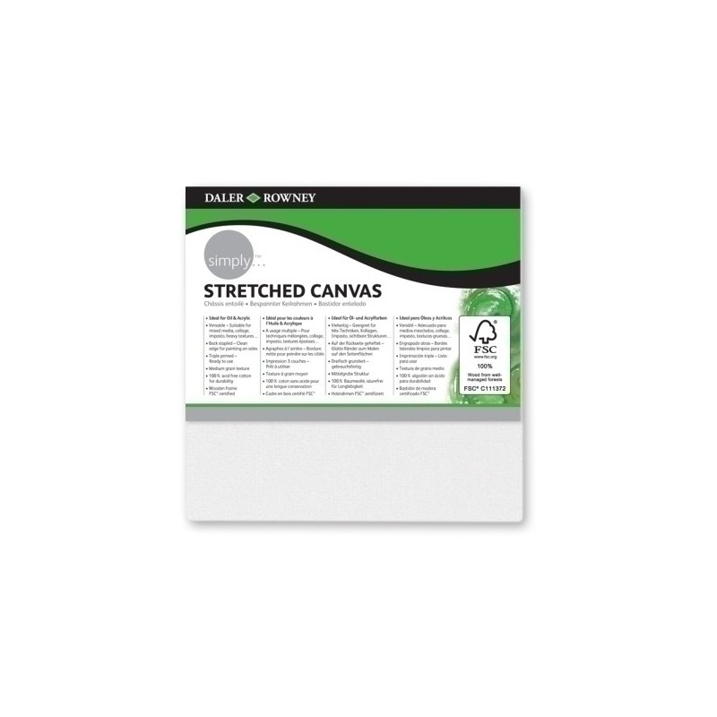 D51408101000-BASTIDOR LIENZO D.ROWNEY 10x10 cm precio por 10 unidades