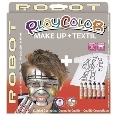 58043-PACK PLAYCOLOR MAQUILL.+TEXTIL ROBOT precio por 1 unidades