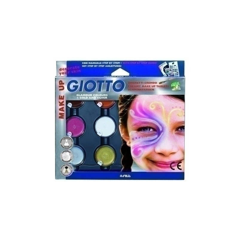 F476500-MAQUILL.GIOTTO PINTURA FACIAL C/6 precio por 1 unidades