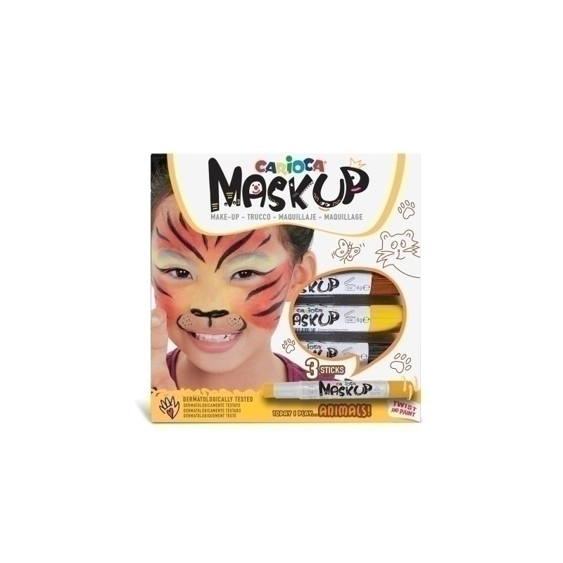 43048-MAQUILL.CARIOCA BARRA ANIMALES C/3 precio por 1 unidades