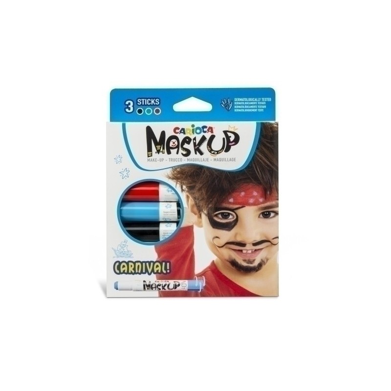 43050-MAQUILL.CARIOCA BARRA CARNAVAL C/3 precio por 1 unidades