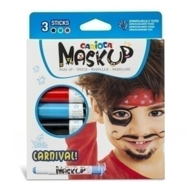 43050-MAQUILL.CARIOCA BARRA CARNAVAL C/3 precio por 1 unidades