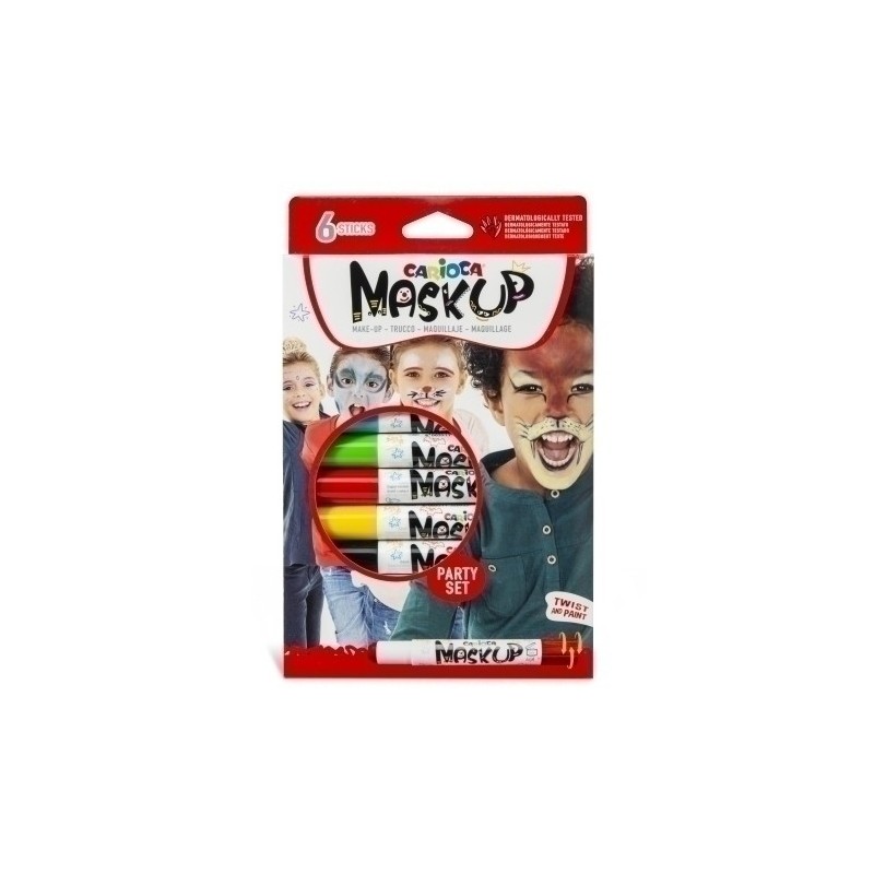 43052-MAQUILL.CARIOCA BARRA PARTY SET C/6 precio por 1 unidades