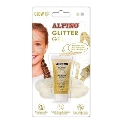 DL000606-MAQUILL.ALPINO GLITTER MET. ORO B/1 precio por 1 unidades