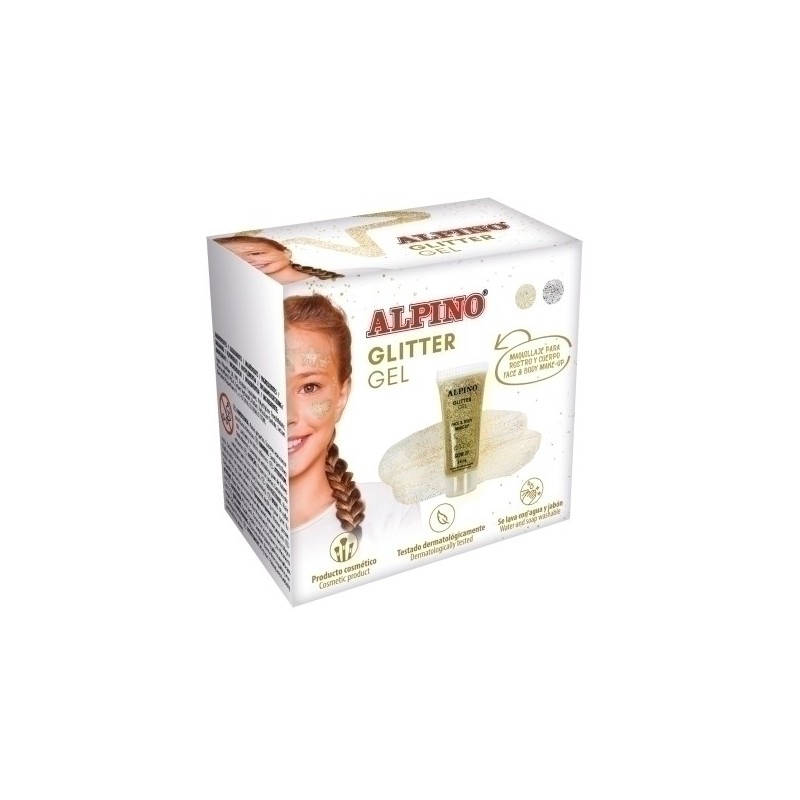 DL000616-MAQUILL.ALPINO GLITTER MET. ORO E/6 precio por 12 unidades