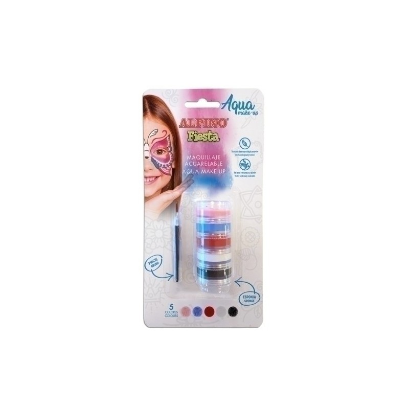 DL000621-MAQUILL.ALPINO ACUARELABLE BLIST/5 precio por 12 unidades