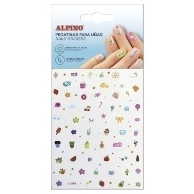 DL000640-MAQUILL.ALPINO PEGATINAS PARA UÑAS precio por 1 unidades