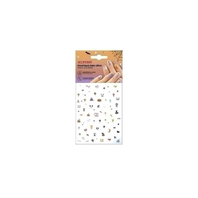 DL000641-MAQUILL.ALPINO PEGATINAS PARA UÑAS HALLO precio por 1 unidades