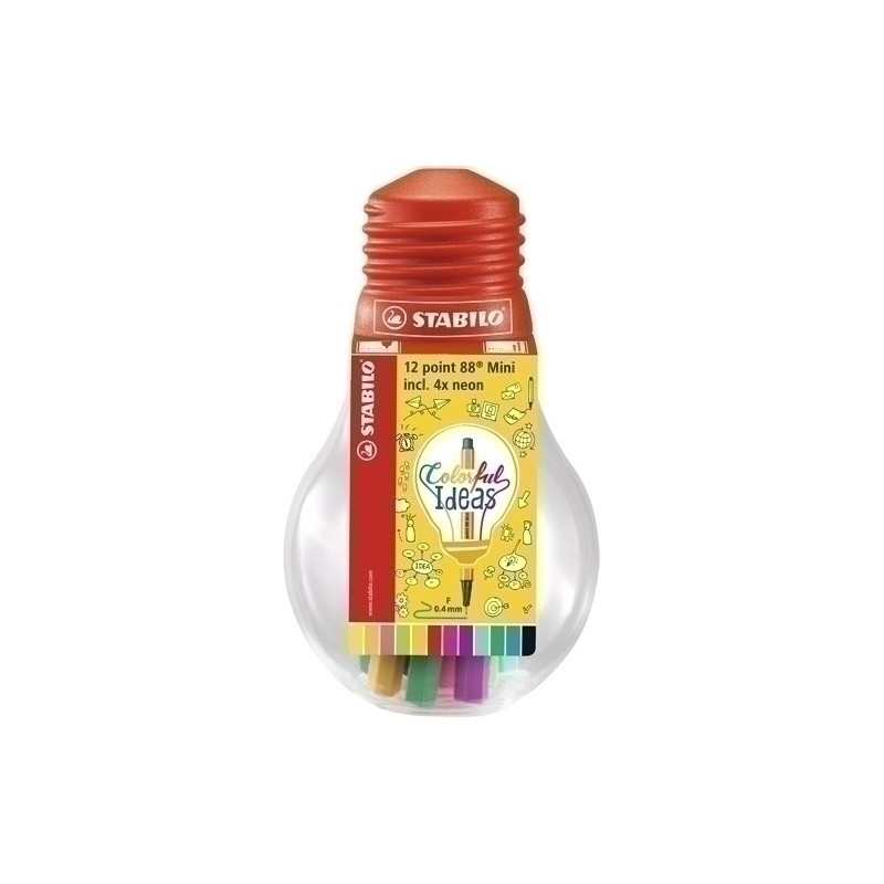 688/12-06-ROTUL.STABILO POINT 88  MINI EST.12 precio por 1 unidades