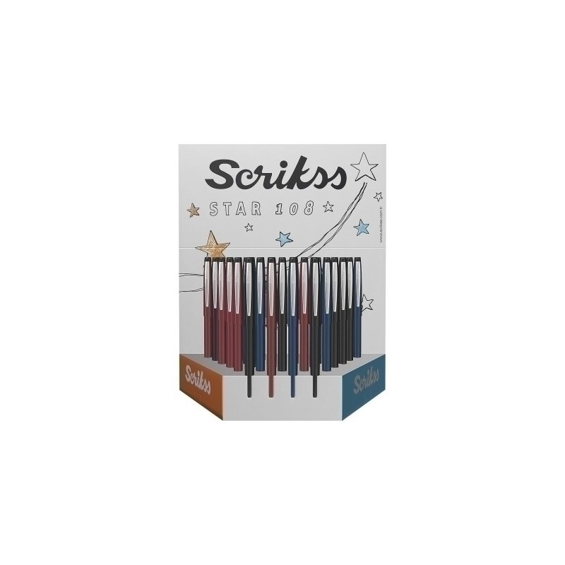 56728-BOLIGRAFO SCRIKSS STAR 108 SURT.EXP.36 precio por 1 unidades