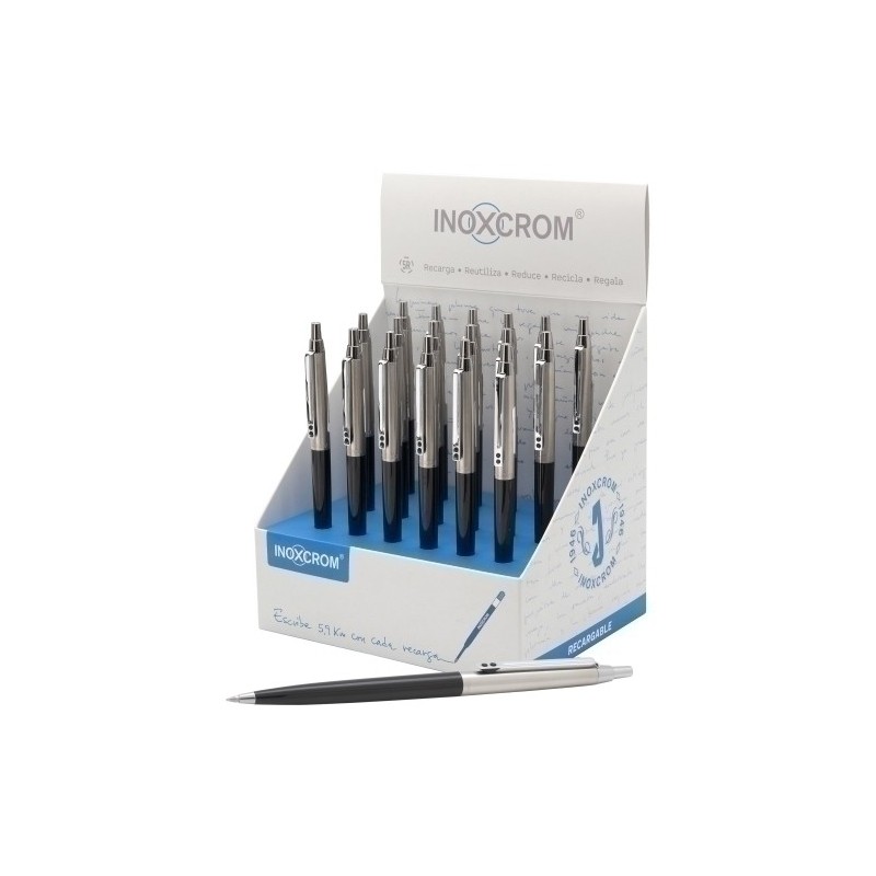 42101005-BOLIGRAFO INOXCROM SOUL EXP.18 precio por 1 unidades