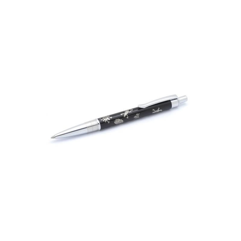 10151183-BOLIGRAFO INOXCROM BEAT AZTEC NEGRO precio por 1 unidades
