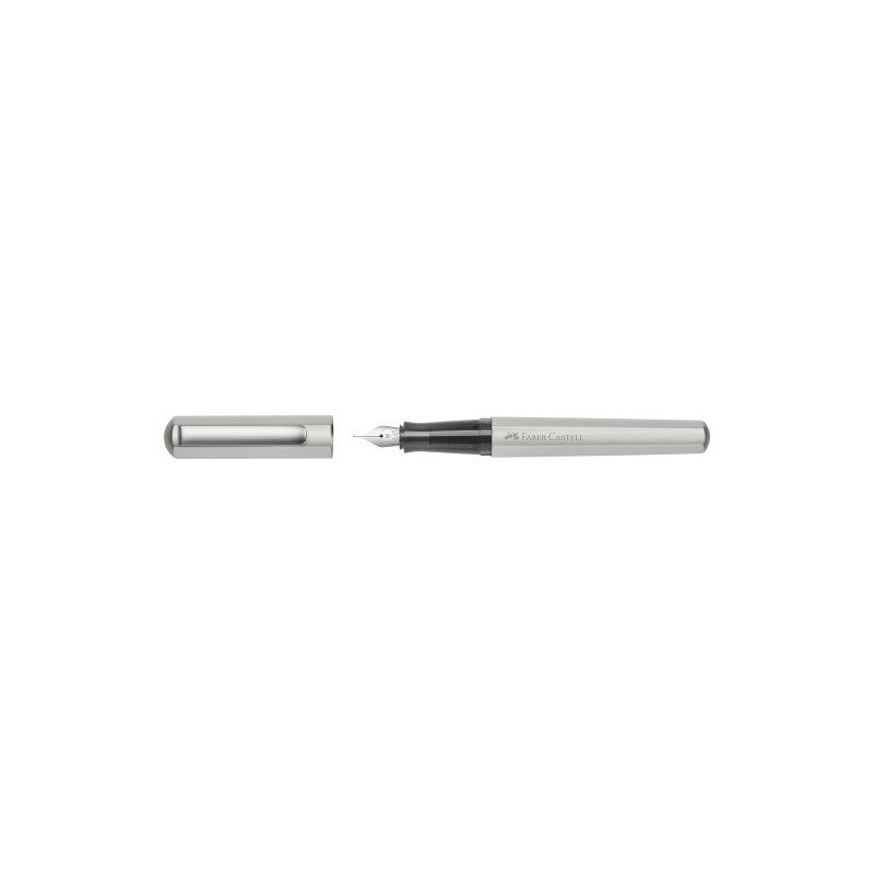 150590-PLUMA FABER-CASTELL HEXO PLATEADO MATE ( precio por 1 unidades