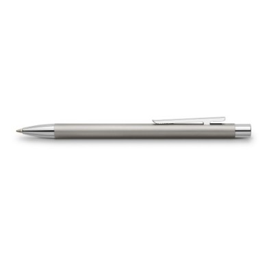 342120-BOLIGRAFO FABER NEO SLIM ACERO MATE precio por 1 unidades