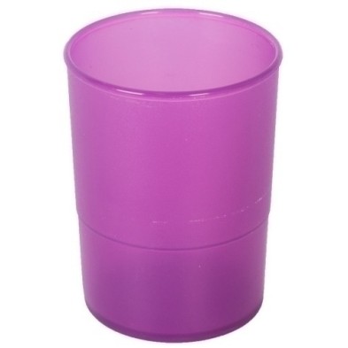 PLTRMAL-PORTA LAPICES PLASTICO REDONDO TR. MALVA precio por 1 unidades