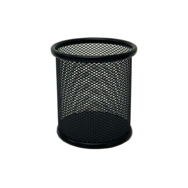 317381-PORTA LAPICES REJILLA NEGRO precio por 12 unidades
