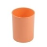 206-31-CUBILETE FAIBO PLASTICO PASTEL NARANJA precio por 1 unidades