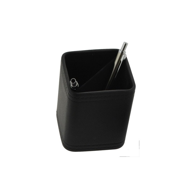 REF. 9-PORTA LAPICES POLIPIEL 8x8x11.5 CM precio por 1 unidades