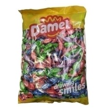 47013-CARAMELO SURTIDO DAMEL  BOLSA DE 1 KILO precio por 1 unidades