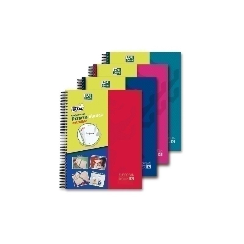 400120643-BLOCK OXF. EU.BOOK 4 A4 120h CD.5 COL.(4 precio por 5 unidades