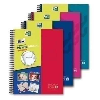 400120643-BLOCK OXF. EU.BOOK 4 A4 120h CD.5 COL.(4 precio por 5 unidades