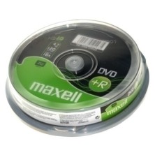 275632-DVD+R MAXELL 4.7GB 16x SPINDLE DE 10 precio por 1 unidades