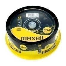 628522-CD-ROM MAXELL 700 MB 80 min. 52x T/25 precio por 1 unidades