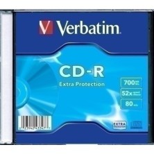 43415-CD-ROM VERBATIM 700MB 52x SLIM C/10 precio por 1 unidades