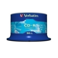 43351-CD-ROM VERBATIM 700MB 52x SPINDLE 50 precio por 1 unidades